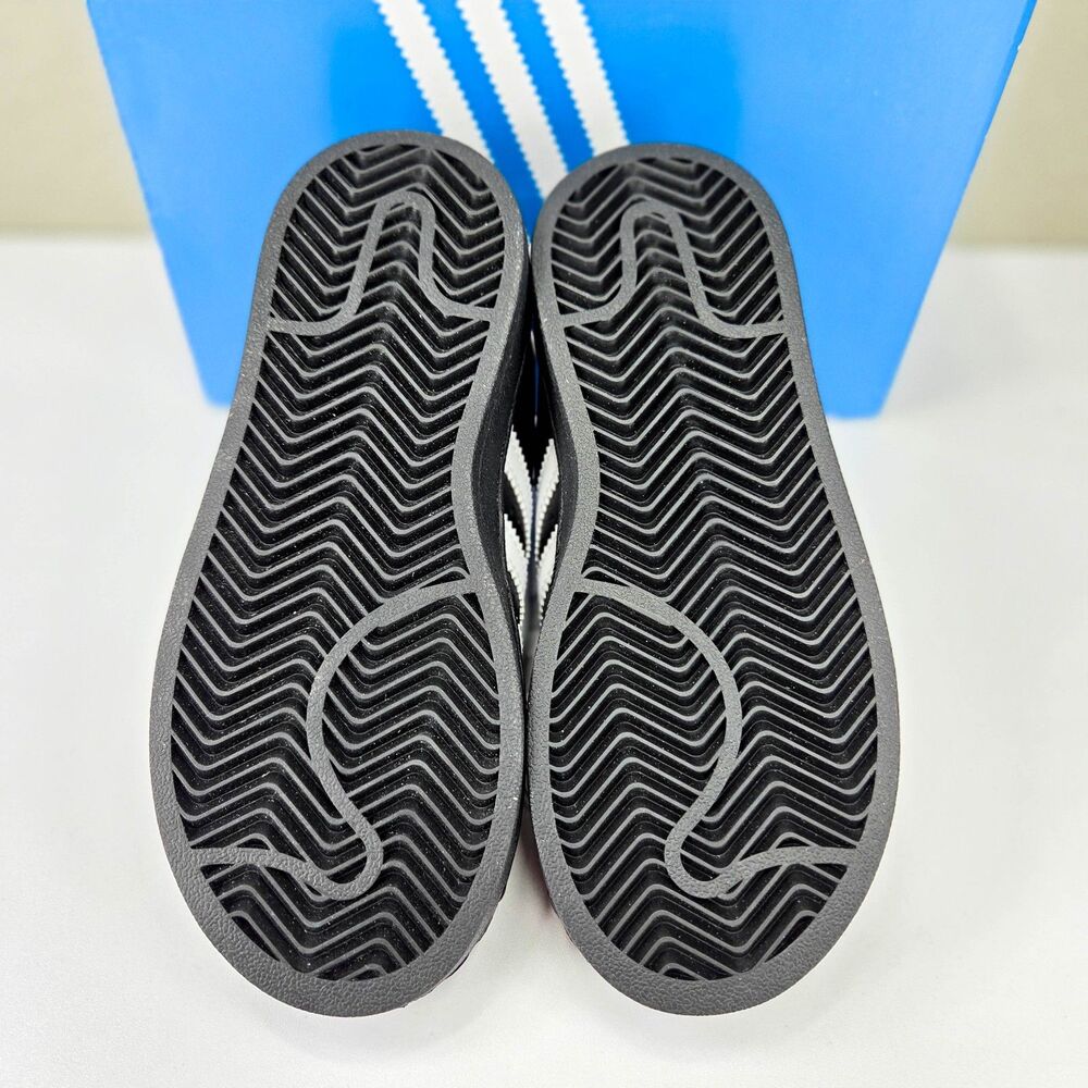 adidas Superstar II Kids 12K Black White JH9981 Brand New in Box - Picture 8 of 11